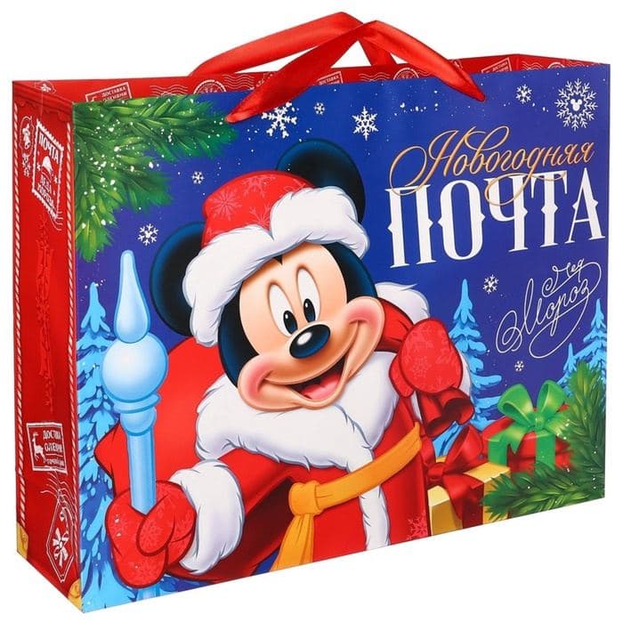 Пакет ламинированный «Новогодняя почта», 40×31×11.5 см — фото 2