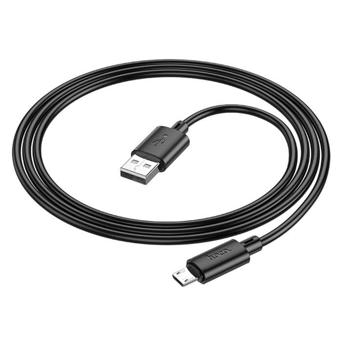 Кабель Hoco X88, Micro USB - USB, 2.4 А, 1 м, ПВХ, чёрный — фото 4