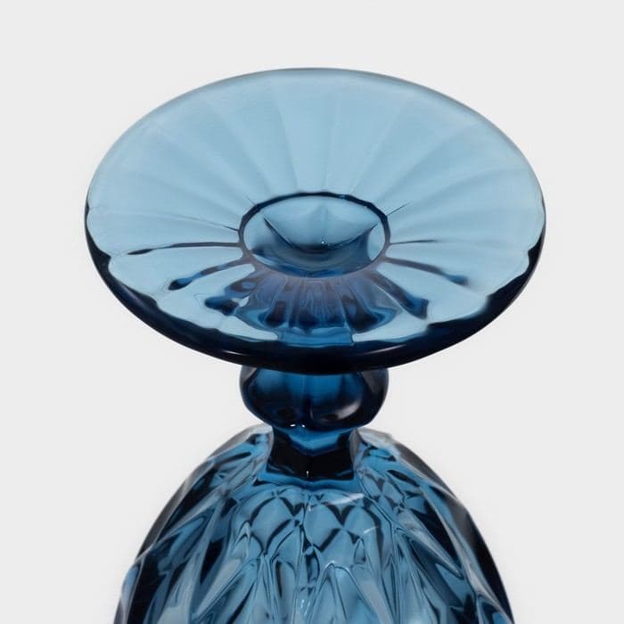 Бокалы для вина Magistro «Круиз», 250 мл, 8×15.3 см, набор 6 шт., стекло, синие — фото 5