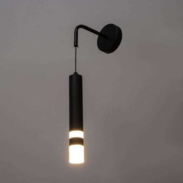Бра «Гелла» LED 6 Вт 3000К черный 4×4×30 см — фото 3