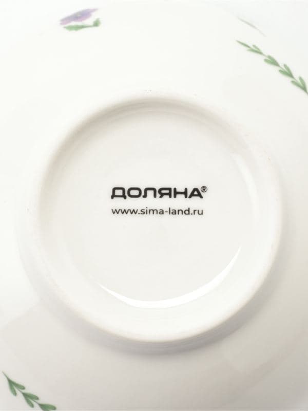 Салатник Доляна «Романс», 11.4×11.4×5.2 см, фарфор, белый — фото 5