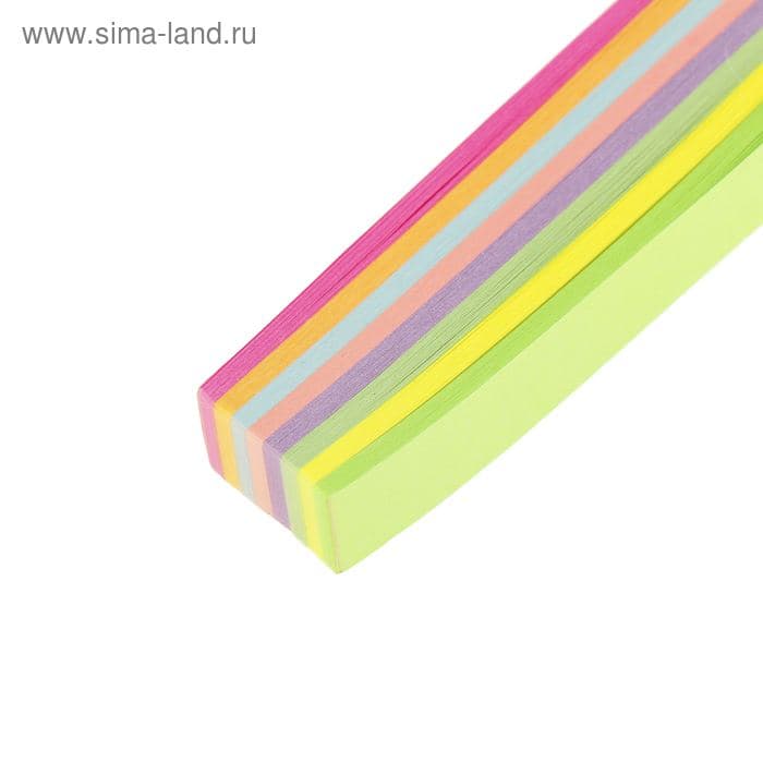 Полоски для квиллинга «Цветные», (набор 170 полосок), ширина 1 см, 25×1.8×1 см — фото 3