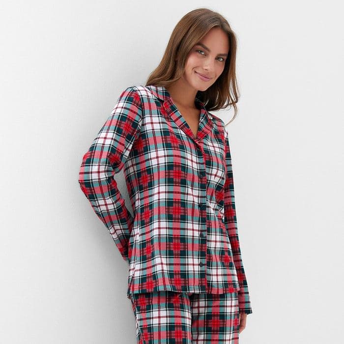 Пижама новогодняя женская: рубашка, брюки, KAFTAN Christmas time — фото 4