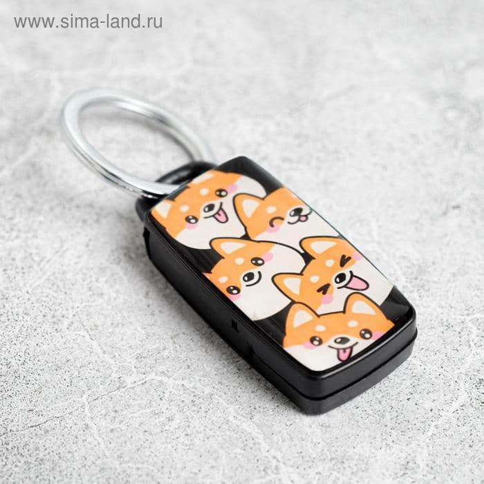 Брелок для поиска ключей «Корги», 6×2.8 см — фото 4