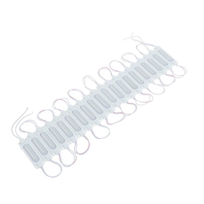 Светодиодный модуль SMD5730, 2 Вт, 6 LED, 190 Лм, IP65, 6500К, 12 В, холодный белый, 20 шт. — фото 2