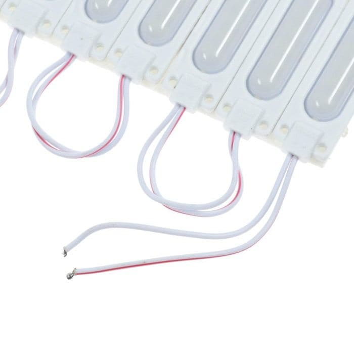 Светодиодный модуль SMD5730, 2 Вт, 6 LED, 190 Лм, IP65, 6500К, 12 В, холодный белый, 20 шт. — фото 4
