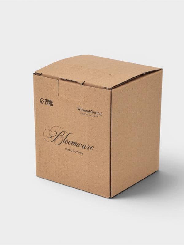 Сахарница WY Bloomware, 300 мл, 12×9 см, фарфор, зелёная, белая — фото 4