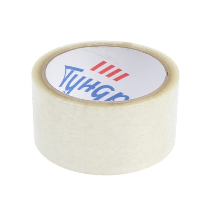 Клейкая лента ТУНДРА, прозрачная, 40 мкм, 48 мм × 45 м — фото 4