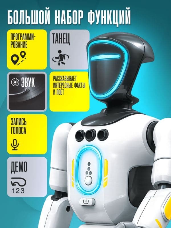 IQ BOT Робот радиоуправляемый "Байт", русское озвучивание — фото 3