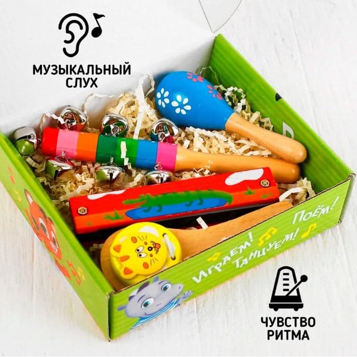 Подарочный набор музыкальных инструментов «Весёлые мелодии» — фото 4