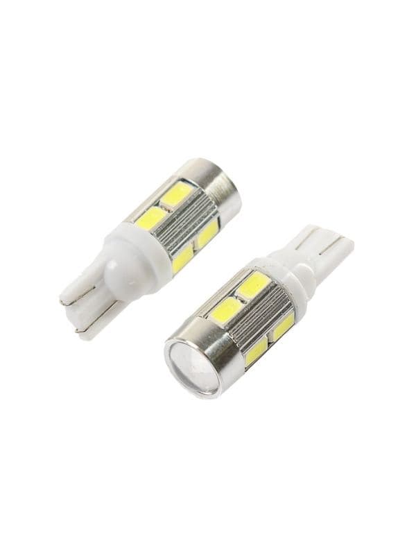 Лампа автомобильная светодиодная CARTAGE, T10 5W5, 12 В, 10 SMD-5630, набор 2 шт. — фото 2