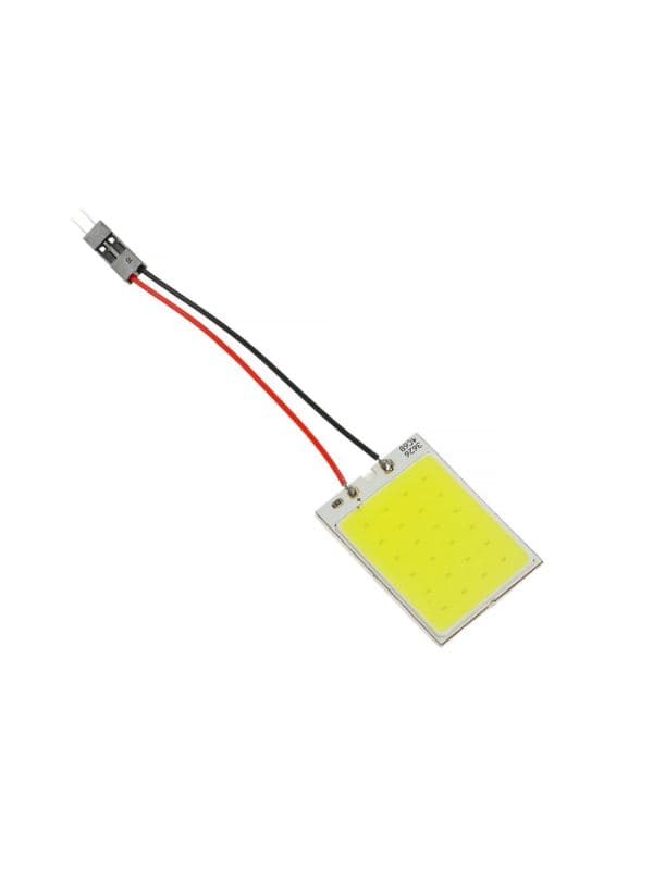 Лампа автомобильная светодиодная, 12 В, 24 SMD, два переходника, свет белый — фото 3
