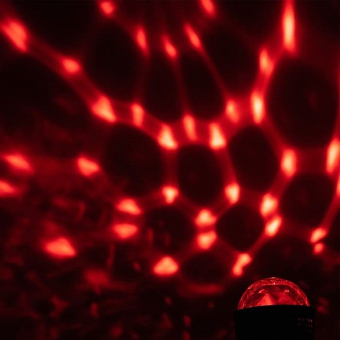 Проектор «Мини диско-шар» 8 см, реакция на звук, 5 В, свечение RGB — фото 3