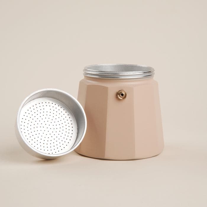 Кофеварка гейзерная SL Home «Ферамо», 300 мл, 11×15.5×20 см, алюминий, бежевая — фото 4
