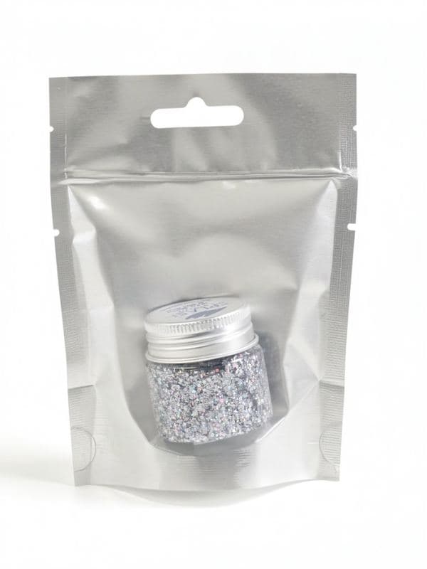Глиттер-гель для лица, тела и волос, SPLASH HOLO SILVER, 30 г — фото 5