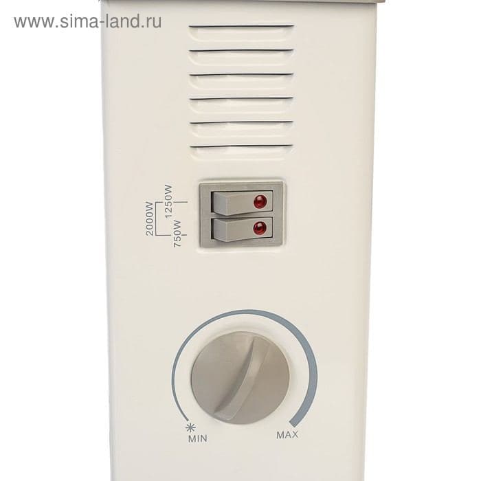 Обогреватель ENGY EN-2000A classic, конвекторный, 25 м², белый — фото 2