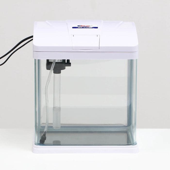 Аквариум SeaStar HX-240ZF в комплекте: LED-лампа двухцветная, фильтр 200 л/ч, 12 л — фото 3