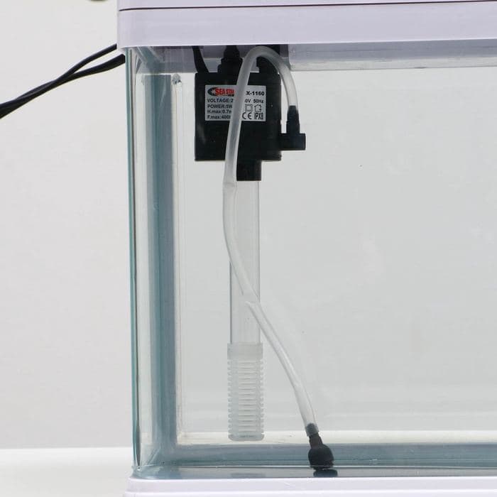 Аквариум SeaStar HX-240ZF в комплекте: LED-лампа двухцветная, фильтр 200 л/ч, 12 л — фото 5