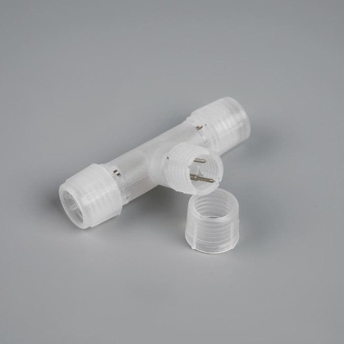 Т-образный коннектор Luazon Lighting для светового шнура 11 мм, 2-pin — фото 2
