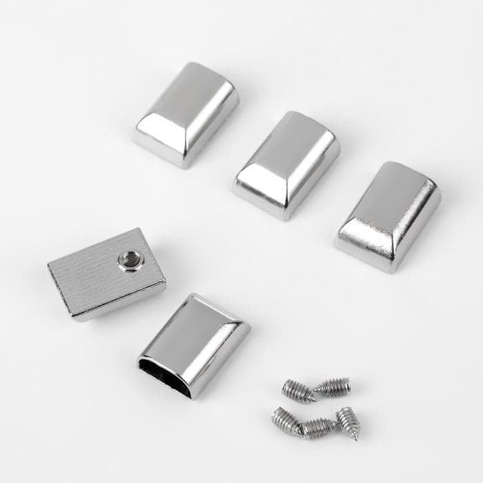 Наконечники для молний, 11 мм, 15×11×6 мм, 5 шт., цвет — фото 2
