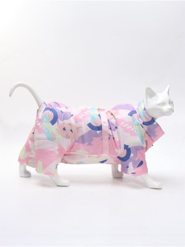 Комбинезон для животных «Нежность моя», размер L (ДС 35, ОГ 45, ОШ 35 см), розовый — фото 3