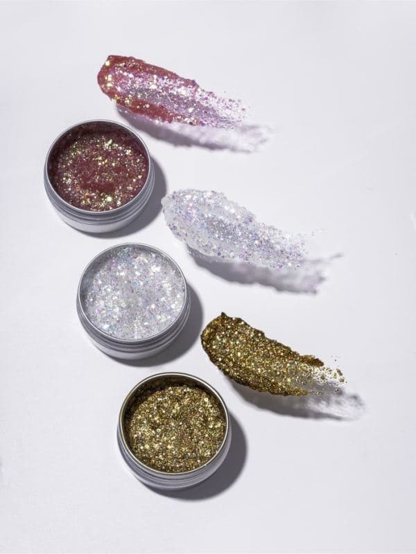 Глиттер-гель для лица, тела и волос, набор 3 цвета, SPLASH ROSE GOLD, 34.5 г — фото 3