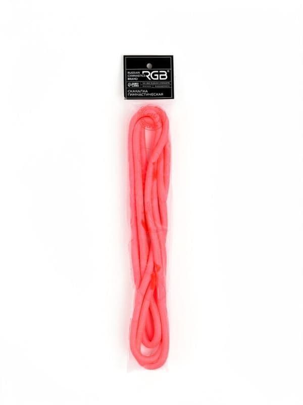 Скакалка для художественной гимнастики RGB, 3 м×1 см, 125 г, полиэстер, оранжевая — фото 3