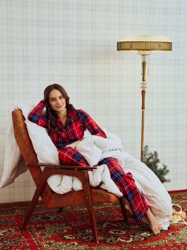 Пижама новогодняя женская: рубашка, брюки, KAFTAN Christmas — фото 4