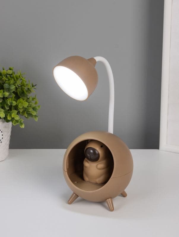 Ночник «Капибара в круглом кресле», LED, 3 Вт, 5V, USB, АКБ, 2 режима, 8.5×8.5×25.5 см — фото 2