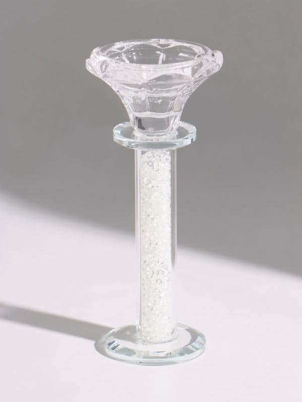 Подсвечник хрустальный «Кристалл», 6.4×6.4×14.7 см, d=2.3 / 3.8 см — фото 3