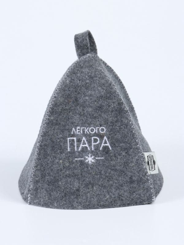 Набор для бани «С лёгким паром», портфель, коврик, рукавица, тапочки, шапка, «Добропаровъ» — фото 5