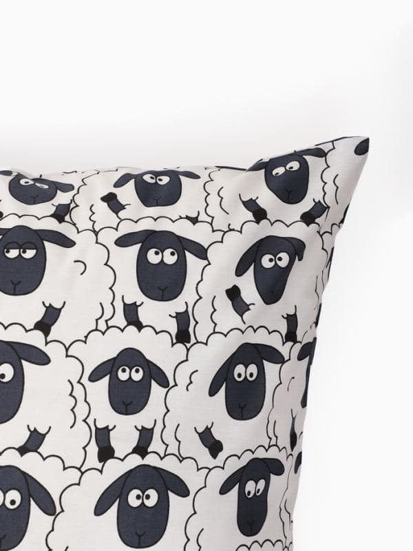 Наволочки комплект 2 штуки «Этель» Black&White Sheep, размер 70×70 см — фото 3