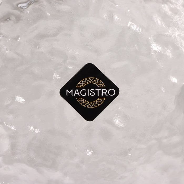Салатник Magistro «Вулкан», 1.2 л, 20×9 см, стекло, прозрачный — фото 5