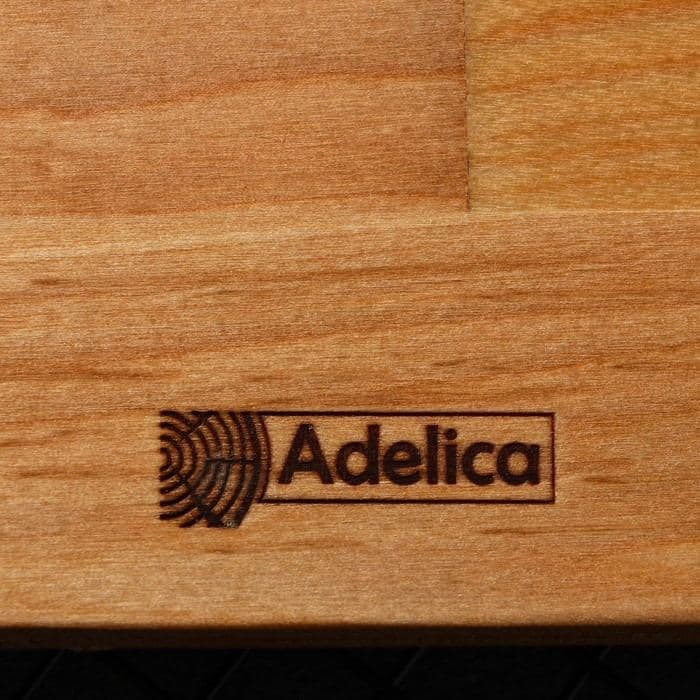 Поднос для подачи с ручками Adelica, 40×25×1.8 см, дерево массив берёзы, пропитано маслом — фото 4