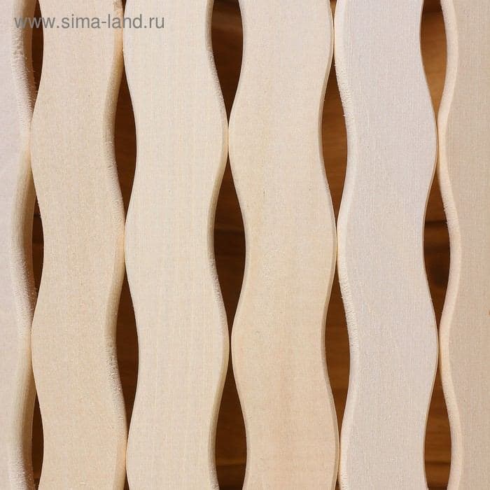 Абажур для бани и сауны «Косичка», липа, 31×27×10.5 см, настенный, угловой, «Добропаровъ» — фото 2
