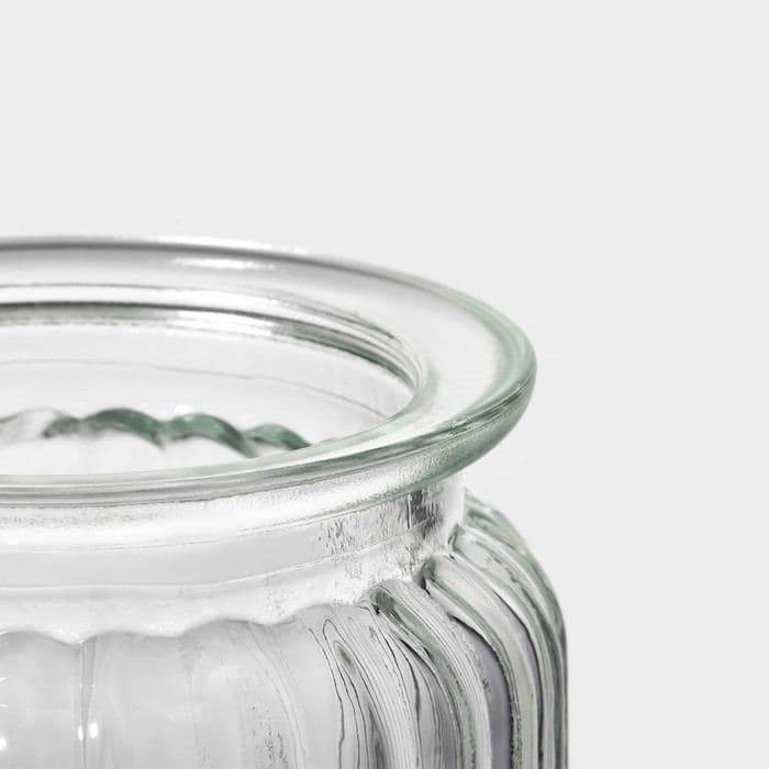 Банка для сыпучих продуктов Доляна «Лада», 250 мл, 7.5×12 см, стекло, прозрачная — фото 4