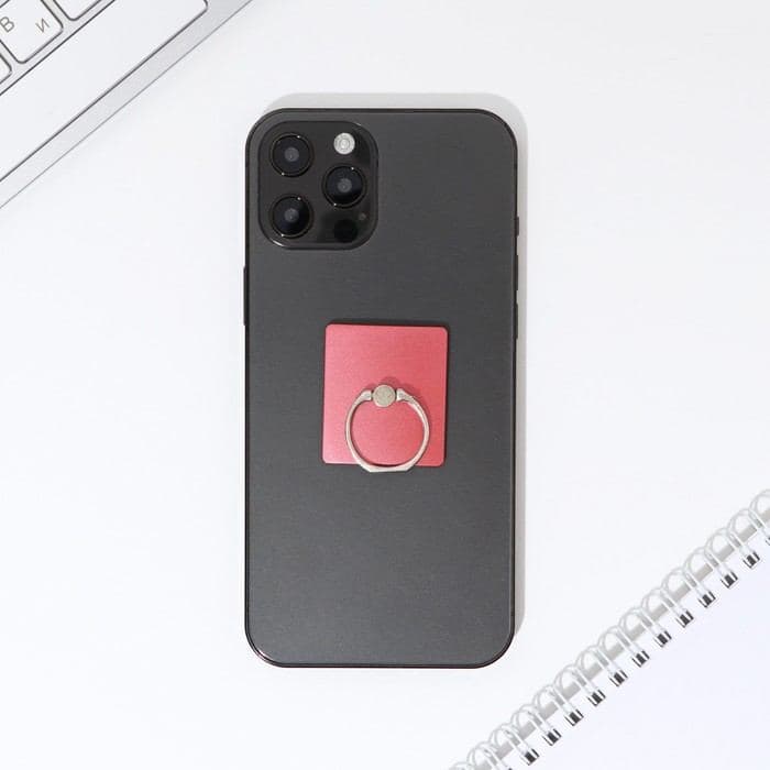 Набор: подставка для телефона и кольцо на чехол «8 Марта!» — фото 4
