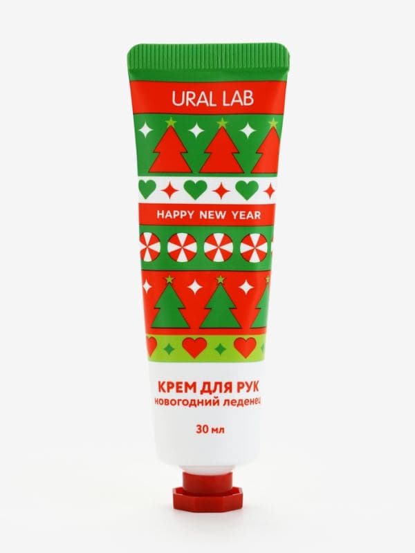 Подарочный новогодний набор Winter set: крем для рук 30 мл, масло для кутикулы 2 мл, URAL LAB — фото 3
