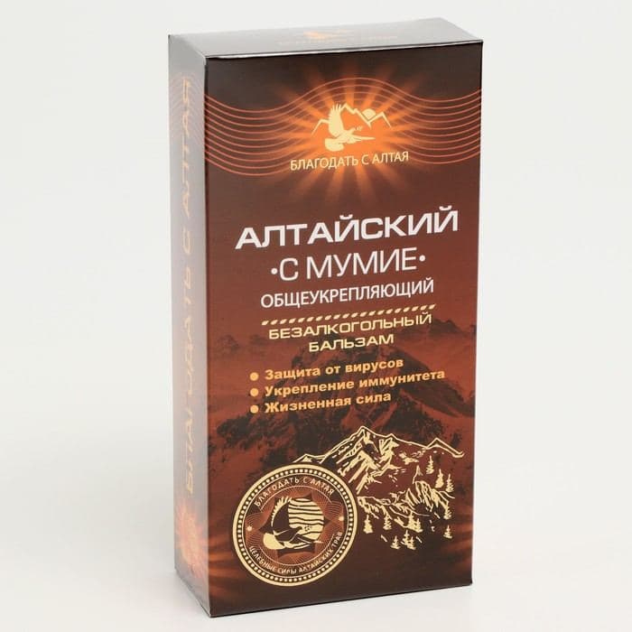 Безалкогольный алтайский бальзам на травах «Алтайский» общеукрепляющий, 250 мл — фото 3