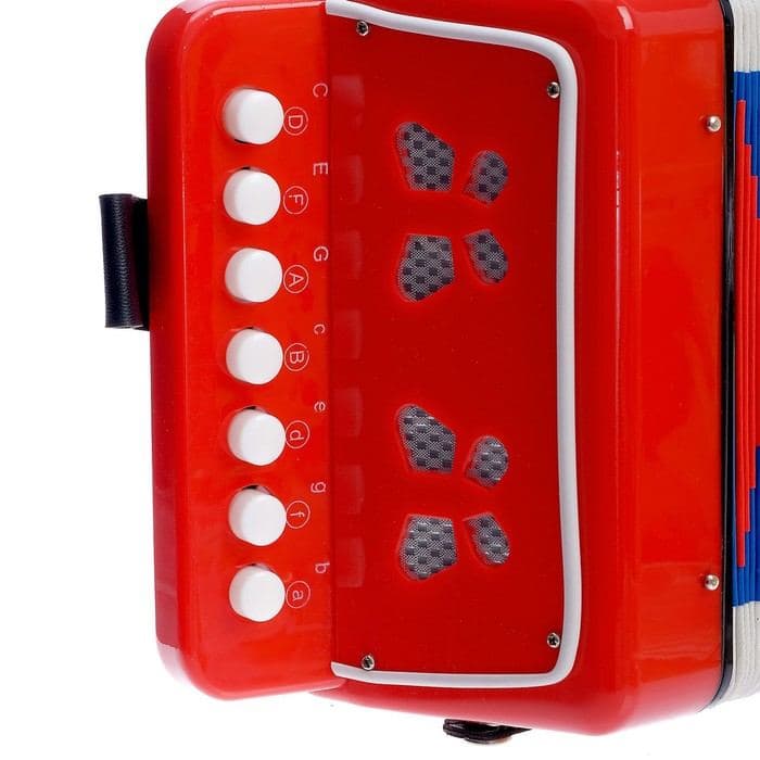 Музыкальная игрушка ZABIAKA «Гармонь», детская, красная — фото 4