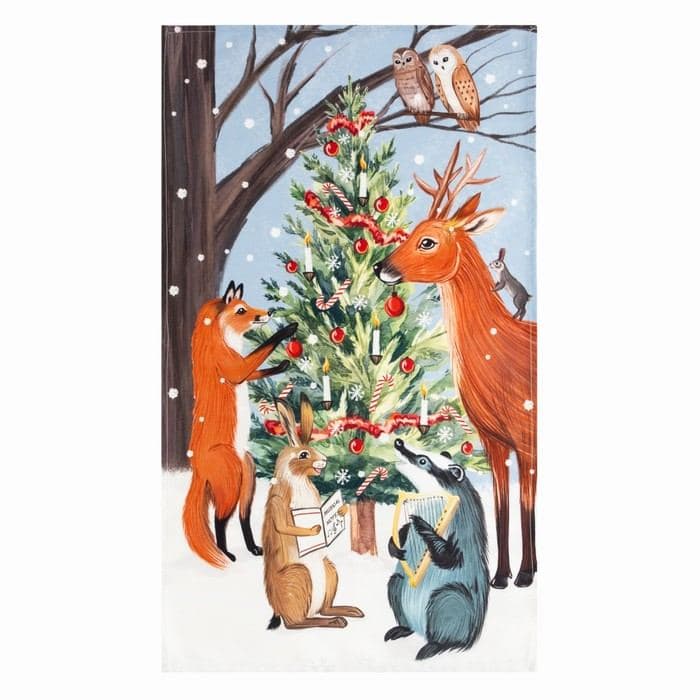 Полотенце кухонное новогоднее «Этель» New year forest, размер 40×73 см — фото 2