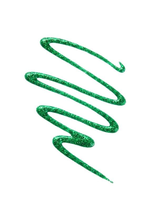 Подводка с глиттером для век, зелёная, SPLASH SHINING GREEN, 6 г — фото 2