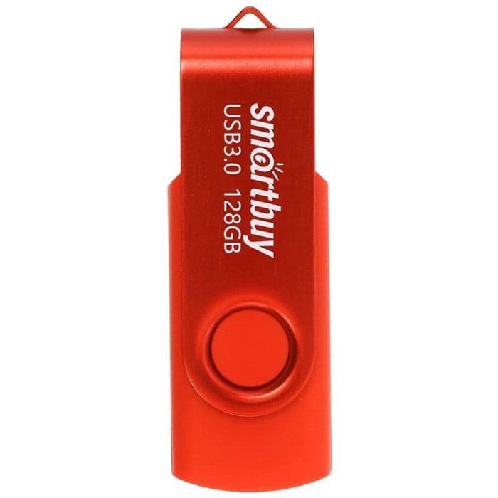 Флешка Smartbuy Twist, 128 Гб, USB 3.1, чтение до 70 Мб/с, запись до 40 Мб/с, красная — фото 3