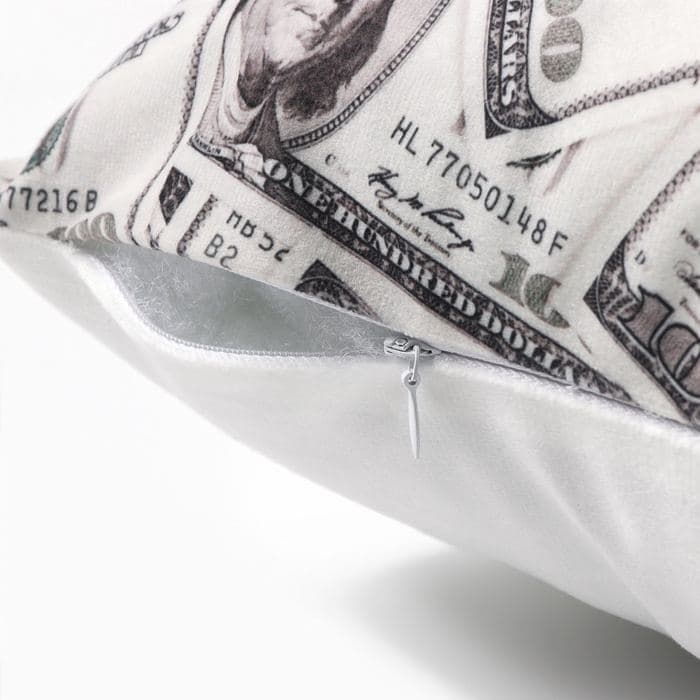 Подушка декоративная «Этель» Dollars, 40×40 см, велюр — фото 4