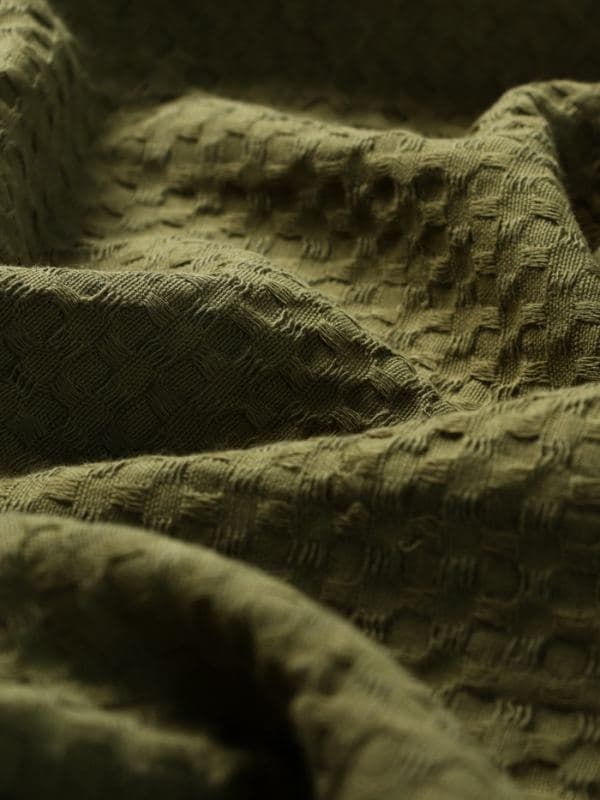 Плед вафельный «Этель» Waffle, 180×240 см, вафля 195 г/м², зелёный — фото 5
