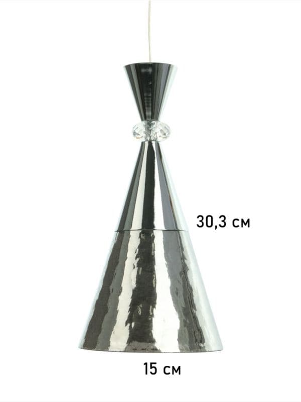Бра «Рианна» 1×40 Вт Е27 серебро 23×15×49+80 см — фото 4